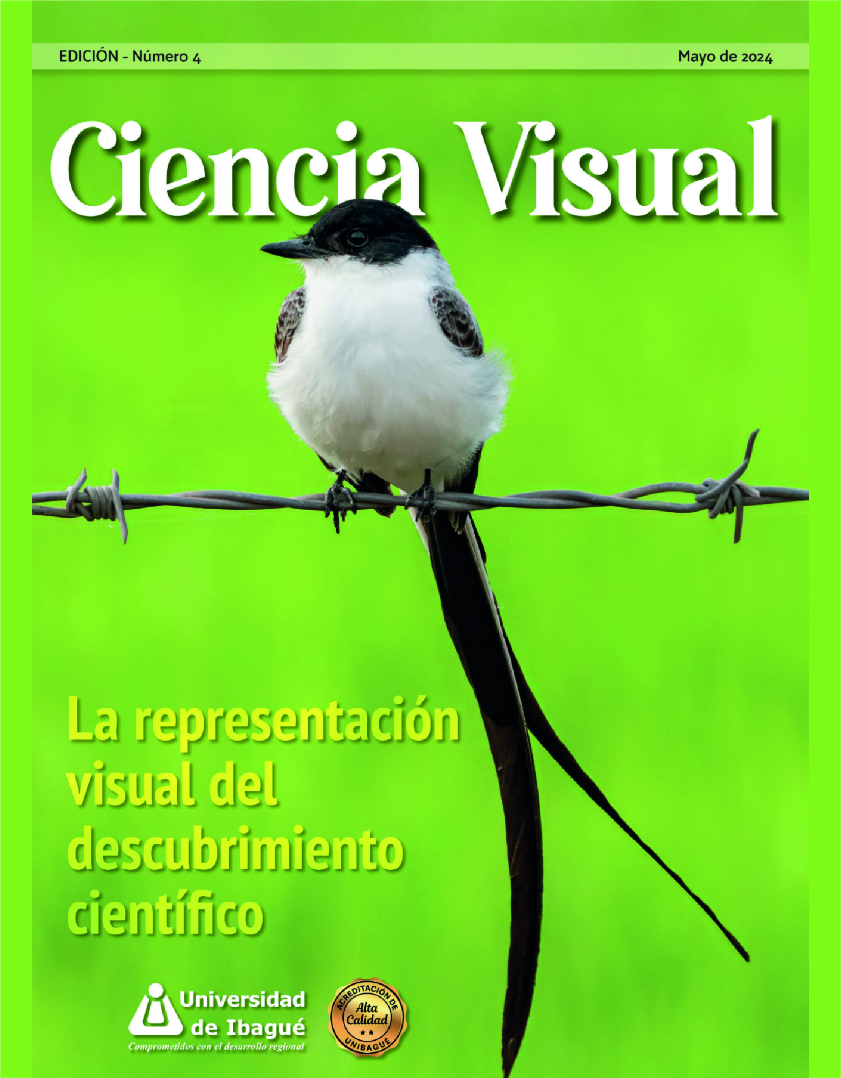 Imagen revista Ciencia Visual Edición No. 4 del programa de Biología Ambiental Unibagué